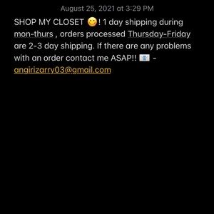 SHIPPING & CONTACT INFO!!